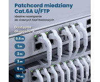 ExtraLink Kat.6A U/FTP 3m 1Gbps Patchcord LAN miedź skrętka kątowy - 1543784 - zdjęcie 14